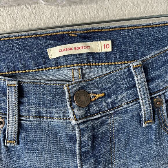 Levi’s Vintage Classic Bootcut Jean Women 10 Medium Wash Mid Rise Stretch Denim - Picture 5 of 8